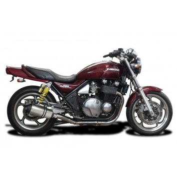 Delkevic slip-on kit X-Oval Titanium 260mm zonder e-keur - Zephyr 1100 ZR1100B (1996-1997)