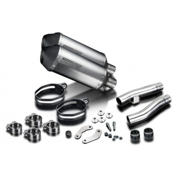 Delkevic slip-on kit X-Oval Titanium 260mm zonder e-keur - Zephyr 1100 ZR1100B (1996-1997)