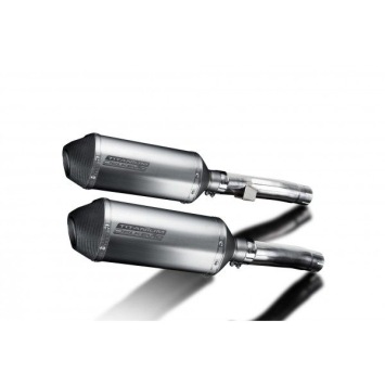 Delkevic slip-on kit X-Oval Titanium 260mm zonder e-keur - Zephyr 1100 ZR1100B (1996-1997)