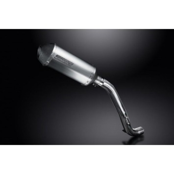 Delkevic slip-on kit X-Oval Titanium 260mm zonder e-keur - Tiger Sport 1050 (2013-2017)