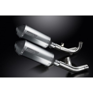 Delkevic slip-on kit X-Oval Titanium 260mm zonder e-keur - V-Max 1700 (2009-2016)