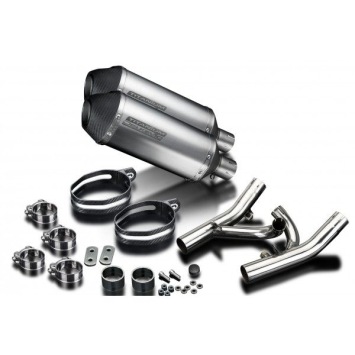 Delkevic slip-on kit X-Oval Titanium 260mm zonder e-keur - V-Max 1700 (2009-2016)