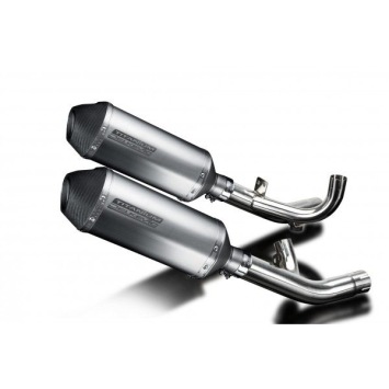 Delkevic slip-on kit X-Oval Titanium 260mm zonder e-keur - V-Max 1700 (2009-2016)