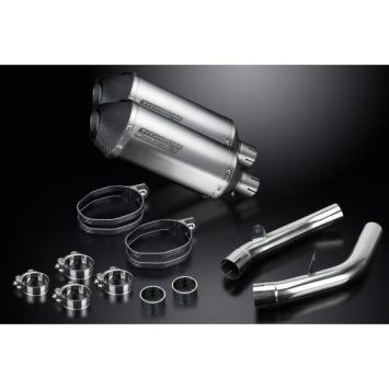Delkevic slip-on kit X-Oval Titanium 260mm zonder e-keur - VTR1000SP2 (2002-2010)