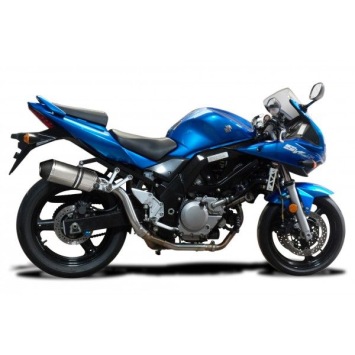 Delkevic slip-on kit X-Oval Titanium 260mm - SV650 (2003-2015)