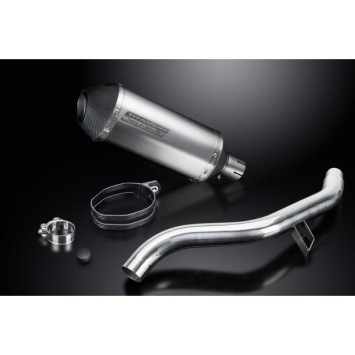 Delkevic slip-on kit X-Oval Titanium 260mm zonder e-keur - Tiger Explorer 1200 (2012-2019)