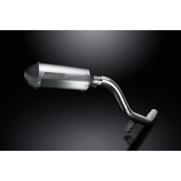 Delkevic slip-on kit X-Oval Titanium 260mm zonder e-keur - Tiger Explorer 1200 (2012-2019)