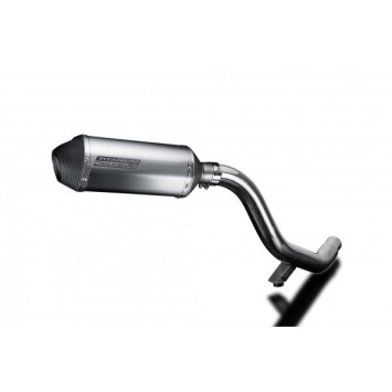 Delkevic slip-on kit X-Oval Titanium 260mm zonder e-keur - Tiger Explorer 1200 (2012-2019)