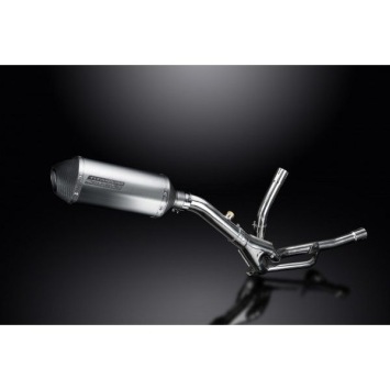 Delkevic slip-on kit X-Oval Titanium 260mm zonder e-keur - DL650 V-Strom (2004-2011)