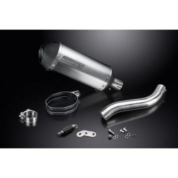 Delkevic slip-on kit X-Oval Titanium 260mm zonder e-keur - SCRAMBLER FULL THROTTLE (2015-2016)