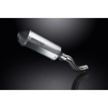 Delkevic slip-on kit X-Oval Titanium 260mm zonder e-keur - SCRAMBLER FULL THROTTLE (2015-2016)