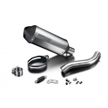 Delkevic slip-on kit X-Oval Titanium 260mm zonder e-keur - SCRAMBLER FULL THROTTLE (2015-2016)