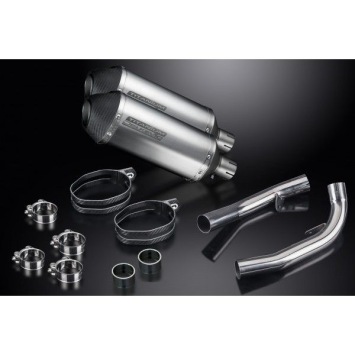 Delkevic slip-on kit X-Oval Titanium 260mm zonder e-keur - VTR1000SP1 (2000-2001)
