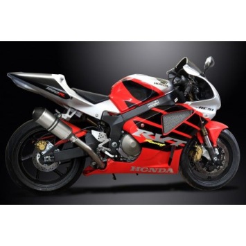 Delkevic slip-on kit X-Oval Titanium 260mm zonder e-keur - VTR1000SP1 (2000-2001)