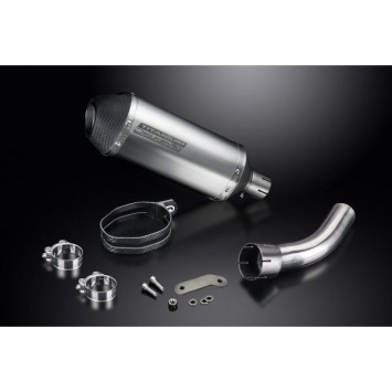 Delkevic slip-on kit X-Oval Titanium 343mm zonder e-keur - R1200GS (DOHC) (2010-2013)