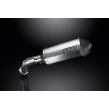 Delkevic slip-on kit X-Oval Titanium 343mm zonder e-keur - R1200GS (DOHC) (2010-2013)