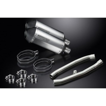 Delkevic slip-on kit X-Oval Titanium 260mm zonder e-keur - ZZR1400 (2012-2020)