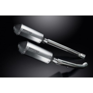 Delkevic slip-on kit X-Oval Titanium 260mm zonder e-keur - ZZR1400 (2012-2020)