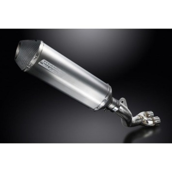 Delkevic slip-on kit X-Oval Titanium 343mm zonder e-keur - CB1000R/RA (2008-2017)