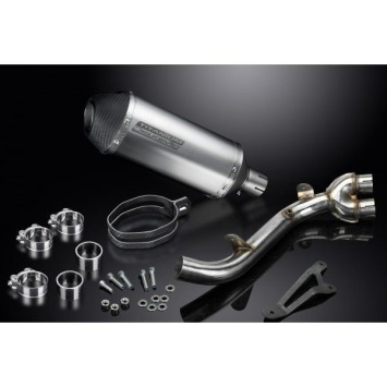 Delkevic slip-on kit X-Oval Titanium 260mm zonder e-keur - CB1000R/RA (2008-2017)