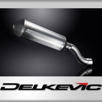Delkevic slip-on kit X-Oval Titanium 343mm zonder e-keur - M821 (15-19) M1200 (14-19)