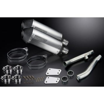 Delkevic slip-on kit X-Oval Titanium 260mm zonder e-keur - XJR1300 (2004-2006)