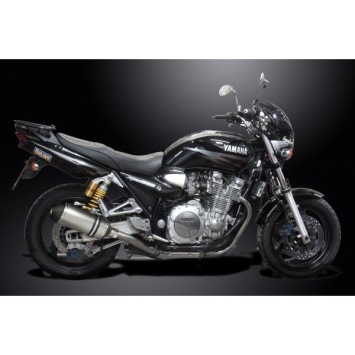 Delkevic slip-on kit X-Oval Titanium 260mm zonder e-keur - XJR1300 (2004-2006)