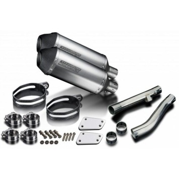 Delkevic slip-on kit X-Oval Titanium 260mm zonder e-keur - XJR1300 (2004-2006)