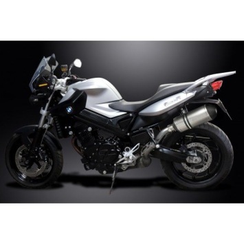 Delkevic slip-on kit X-Oval Titanium 260mm - F800R (2009-2016)