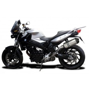 Delkevic slip-on kit X-Oval Titanium 260mm - F800R (2009-2016)