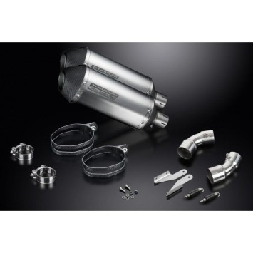 Delkevic slip-on kit X-Oval Titanium 260mm zonder e-keur - Monster 696 (2008-2014)