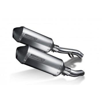 Delkevic slip-on kit X-Oval Titanium 260mm zonder e-keur - FJR1300 (2006-2020)