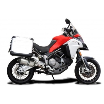 Delkevic slip-on kit X-Oval Titanium 260mm zonder e-keur - MULTISTRADA 1200 ENDURO (2016-2018)