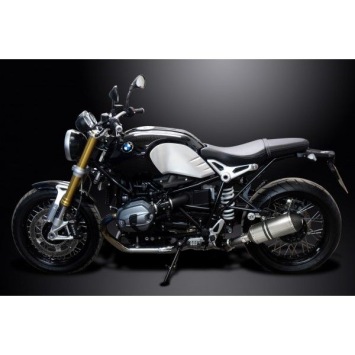 Delkevic slip-on kit X-Oval Titanium 260mm zonder e-keur - R NINE T 2013-2018