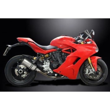 Delkevic slip-on kit X-Oval Titanium 260mm zonder e-keur - SUPERSPORT 2017-2019