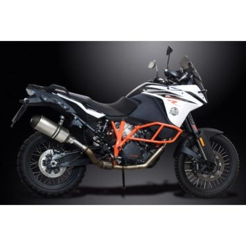 Delkevic slip-on kit X-Oval Titanium 260mm zonder e-keur - 1050 1090R 1190 1090R ADVENTURE 13-18