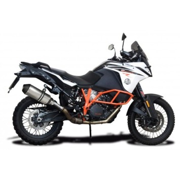 Delkevic slip-on kit X-Oval Titanium 260mm zonder e-keur - 1050 1090R 1190 1090R ADVENTURE 13-18