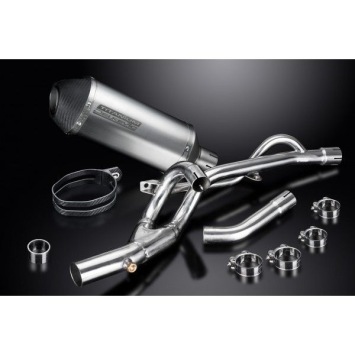 Delkevic slip-on kit X-Oval Titanium 260mm zonder e-keur - DL650 V-Strom (2017-2020)