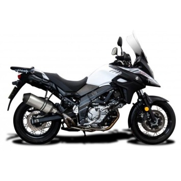 Delkevic slip-on kit X-Oval Titanium 260mm zonder e-keur - DL650 V-Strom (2017-2020)