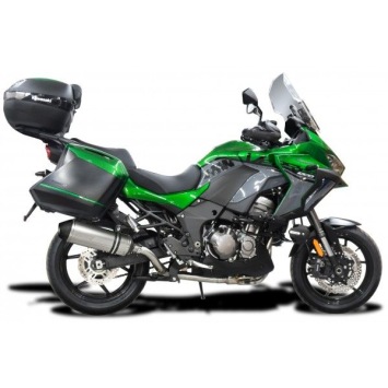 Delkevic volledig systeem X-Oval Titanium zonder e-keur - Versys 1000 (2019)