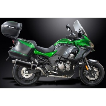 Delkevic volledig systeem Oval Carbon 450mm zonder e-keur - Versys 1000 (2019)