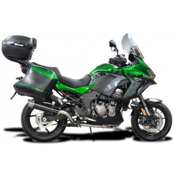 Delkevic volledig systeem Round Carbon 350mm zonder e-keur - Versys 1000 (2019)