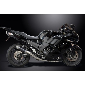 Delkevic volledig systeem Round Carbon 200mm zonder e-keur - ZZR1400 (2008-2011)