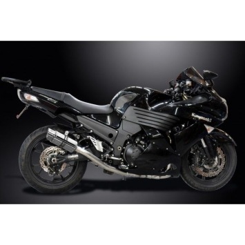 Delkevic volledig systeem Round RVS 200mm zonder e-keur - ZZR1400 (2008-2011)