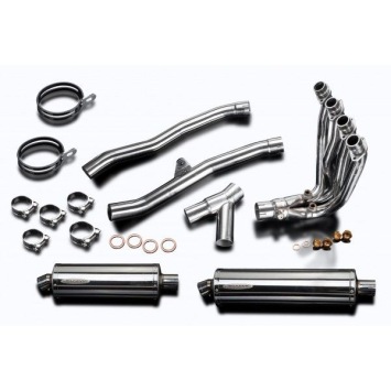 Delkevic volledig systeem Oval RVS 350mm zonder e-keur - ZZR1400 (2008-2011)