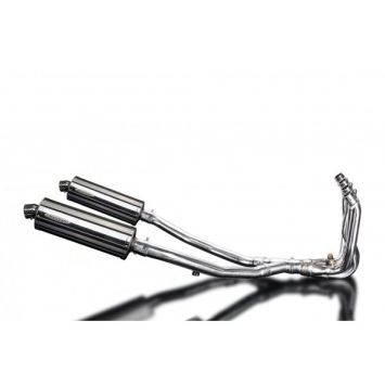 Delkevic volledig systeem Oval RVS 350mm zonder e-keur - ZZR1400 (2008-2011)