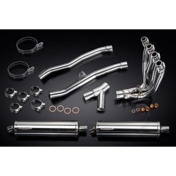 Delkevic volledig systeem Oval RVS 450mm zonder e-keur - ZZR1400 (2008-2011)