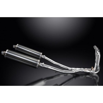 Delkevic volledig systeem Oval Carbon 450mm zonder e-keur - ZZR1400 (2008-2011)