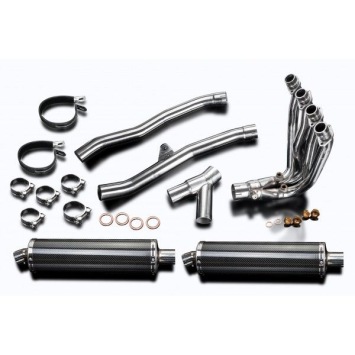 Delkevic volledig systeem Oval Carbon 450mm zonder e-keur - ZZR1400 (2008-2011)