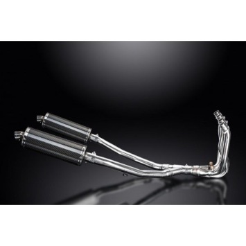 Delkevic Auspuffanlage Oval Carbon 350mm ohne EG-BE - ZZR1400 (2008-2011)